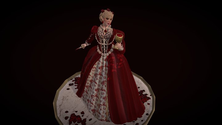 [Student Work] Caterina the murderous courtesan 3D Model