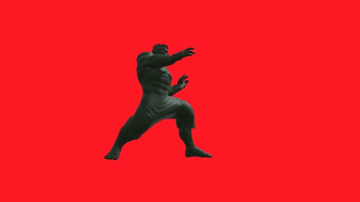 Fist Fight A (1) 3D Model