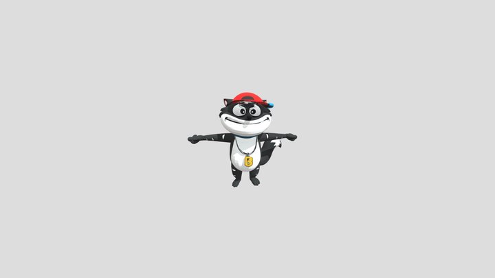 Honey Bunny jholmaal Bunny character 3D Model
