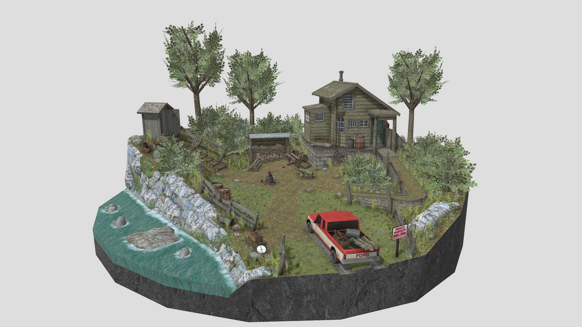 Forest Loner Diorama