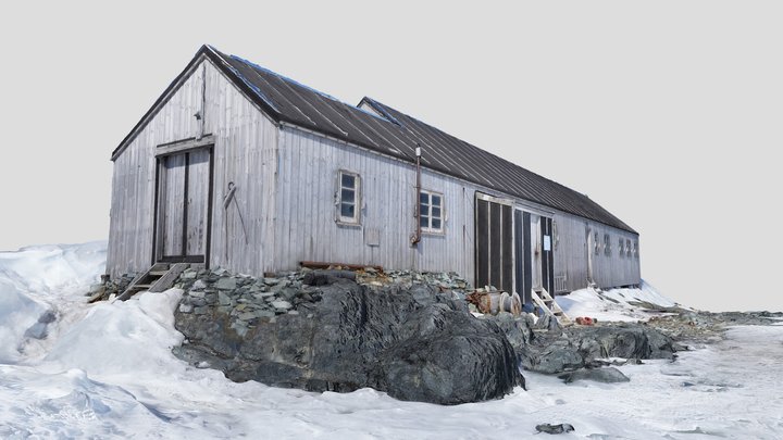 Base W, Main Hut, Detaille, Jan 2024 3D Model