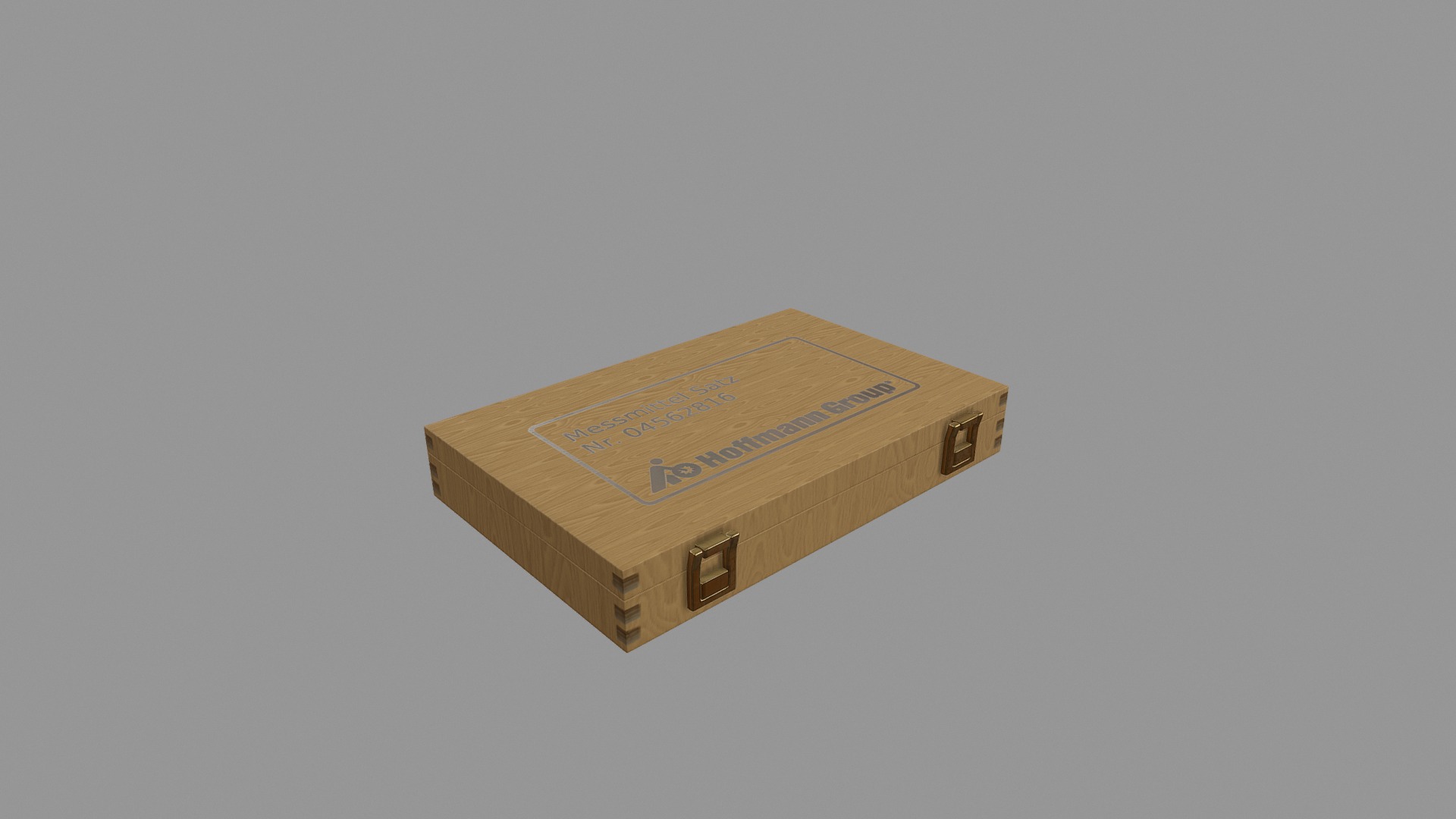 3D model Measuring Equipment Set - This is a 3D model of the Measuring Equipment Set. The 3D model is about a cardboard box with a hole in it.