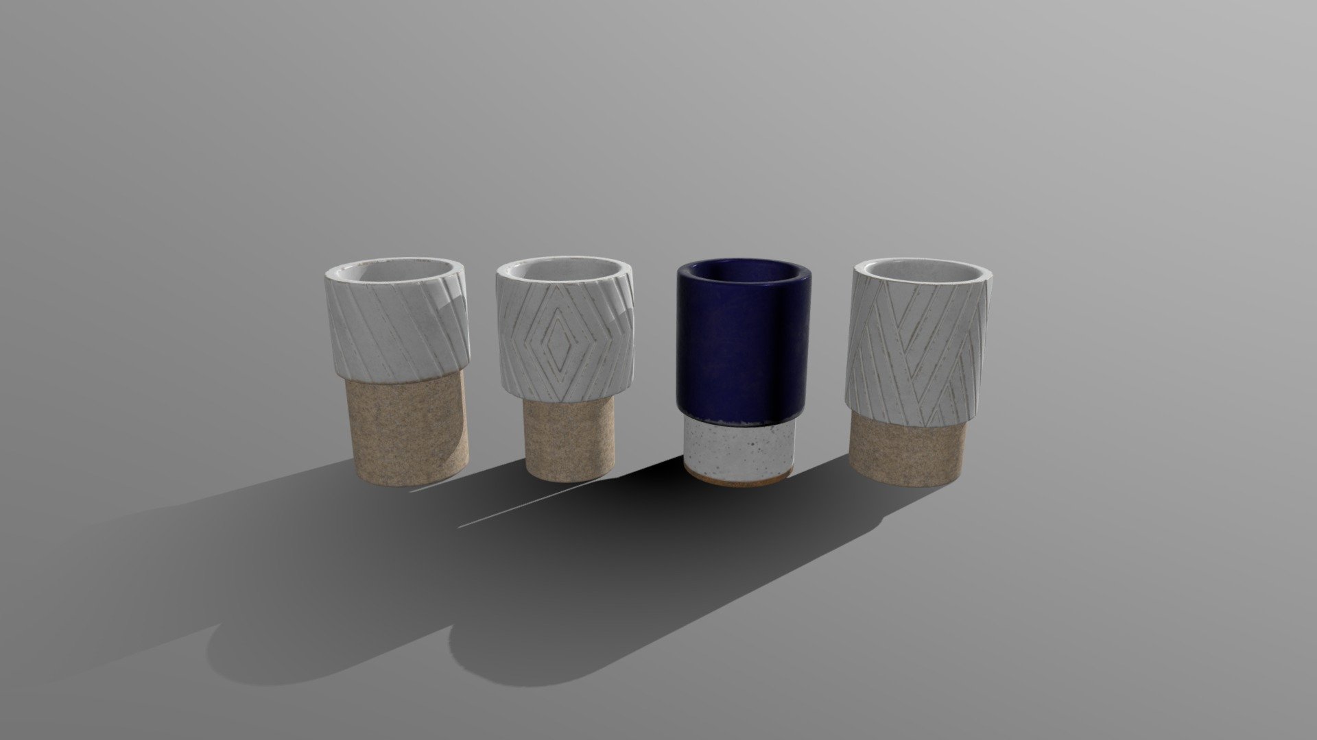 The PolyGarden Vase Set 02