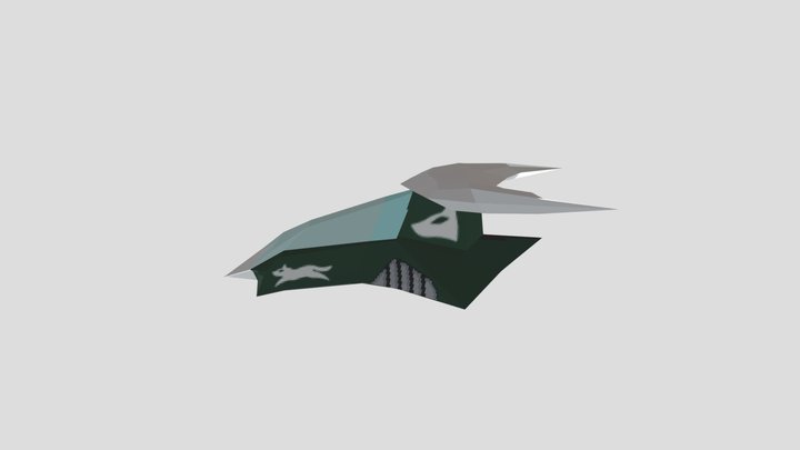 WipEout Alphality Ship 3D Model