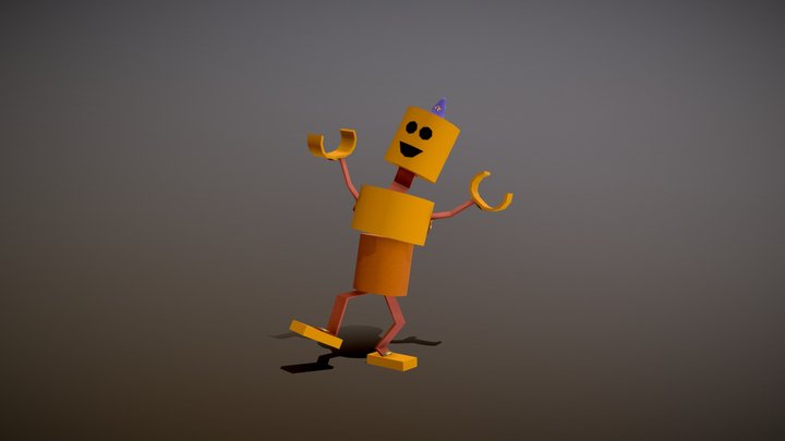 Robot Witch 3D Model