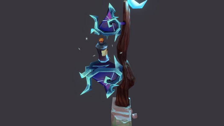 HeartSign DAE | Night Elf apothecary 3D Model