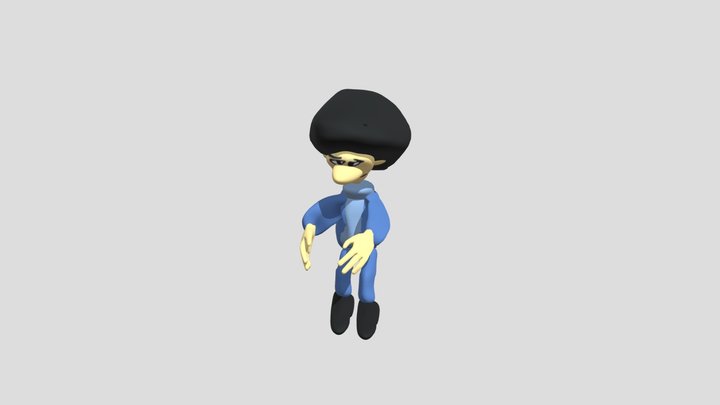 Ringo animation and rig 3D Model