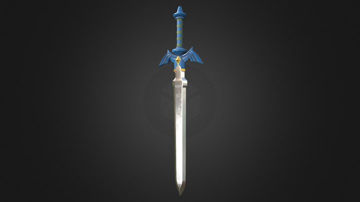 Hylian Sword 3D Model