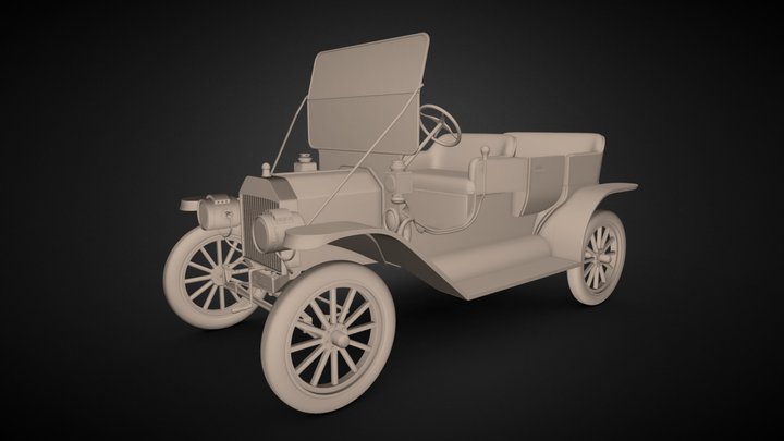 Ford Model T 1911 3D Model