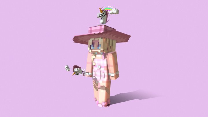 Minecraft - Barbie Bundle 3D Model