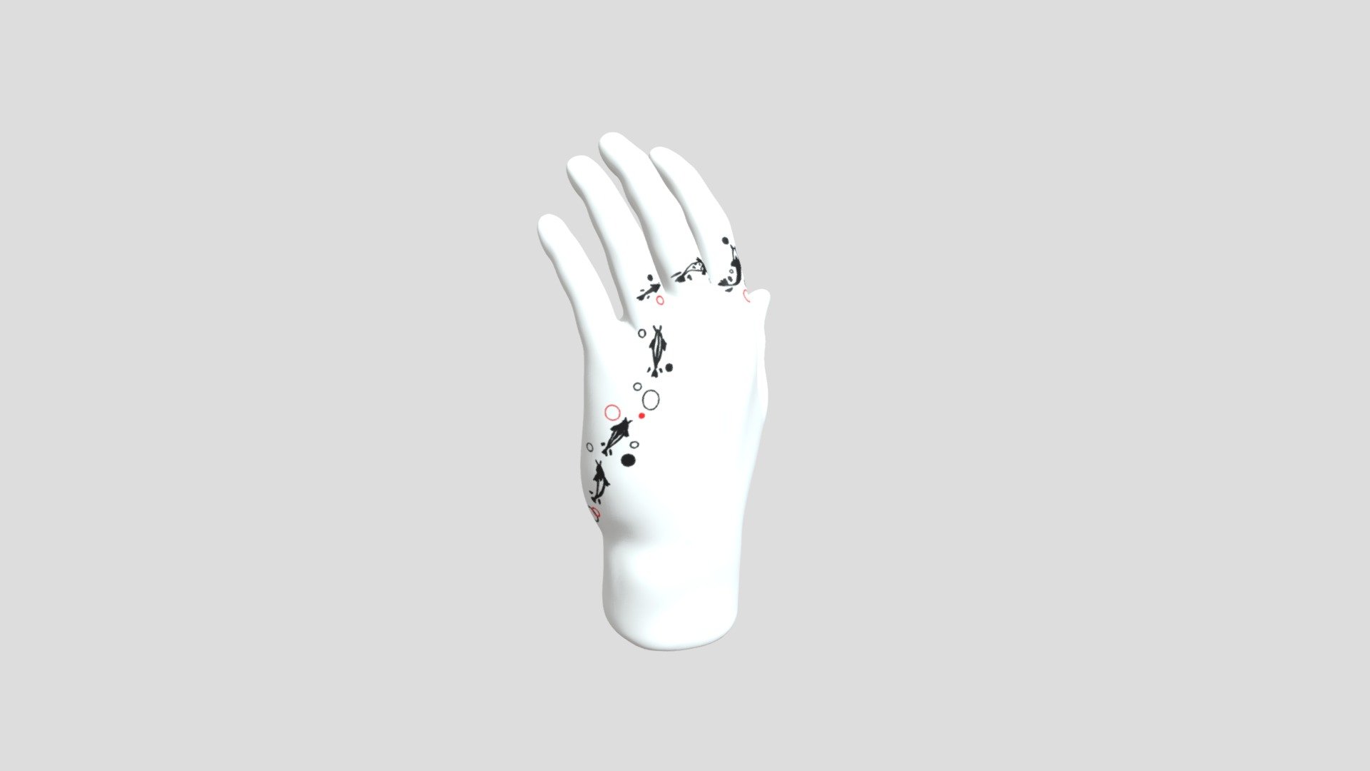 3d Example for my hand tattoo