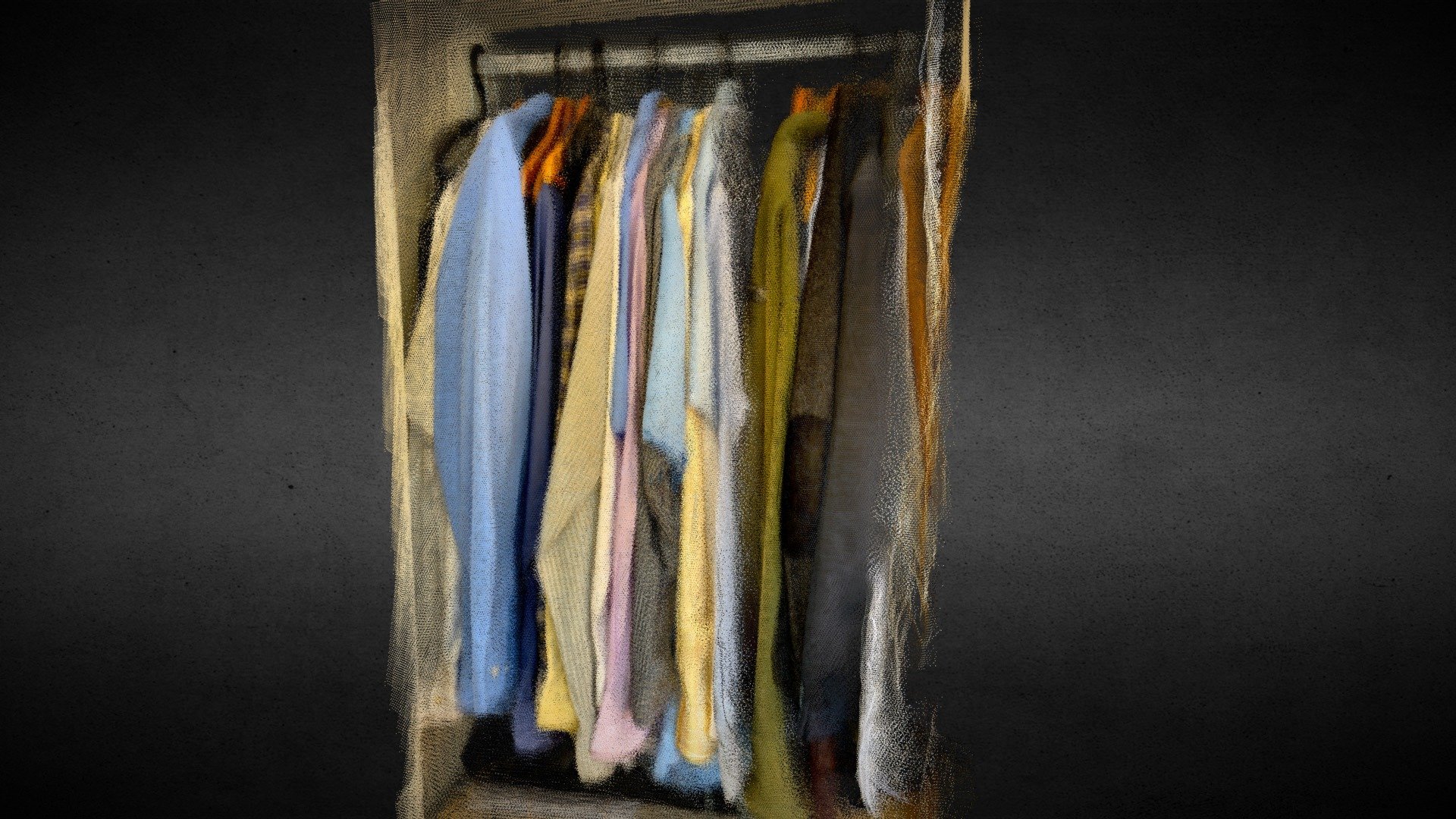 Hanging Clothes - SiteScape LIDAR / iPad Pro