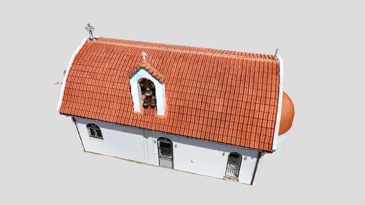 Holy Church of Neos Agios Theodoros 3D Model