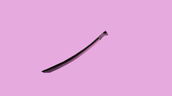 sword low poly gamer 3D Model