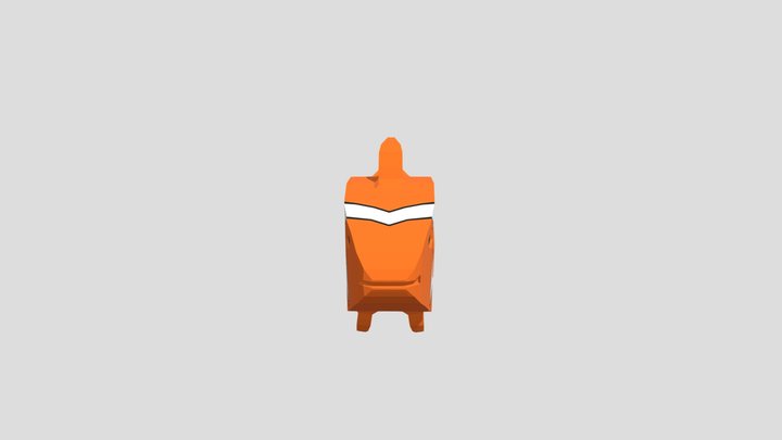 LowPoly ClownFish 3D Model