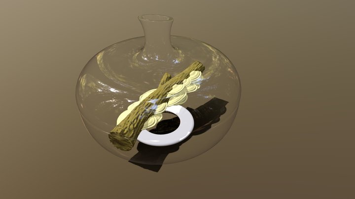 Lampe-Chamignon 3D Model