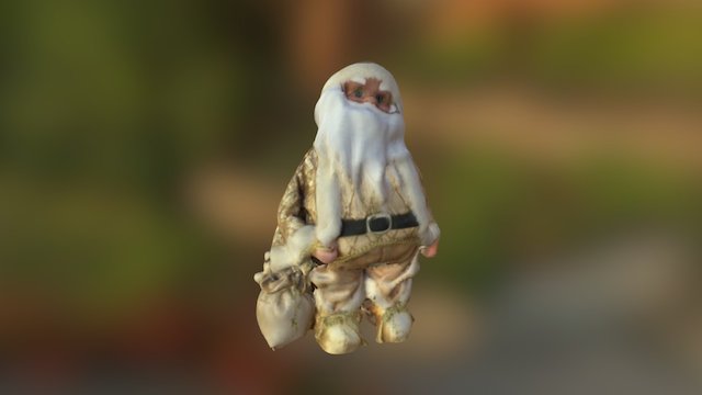 Modelo Papai Noel Escaneado 3D Model