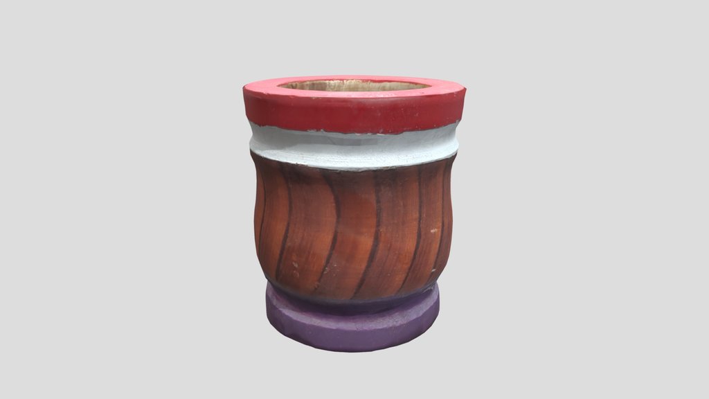 Wooden Vase