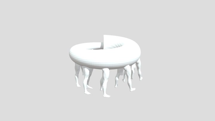 Trafalmadorian Human 3D Model