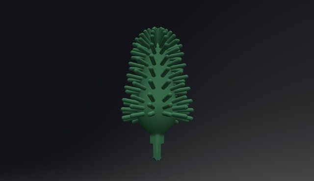 Brush Head Scrubber 3D Model