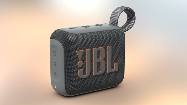 Bluetooth Speaker JBL GO4 3D Model