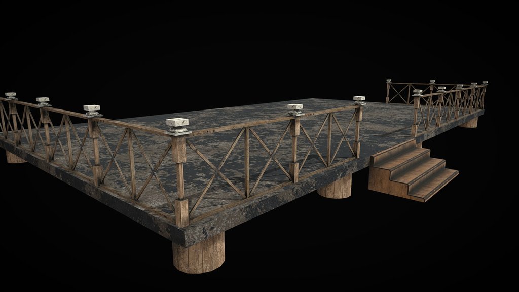 Building workshop Parking workshop LOW POLY