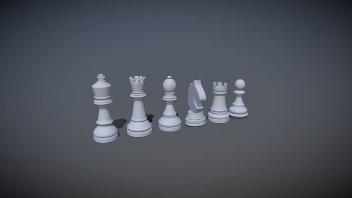 Chess Kit 3D Model