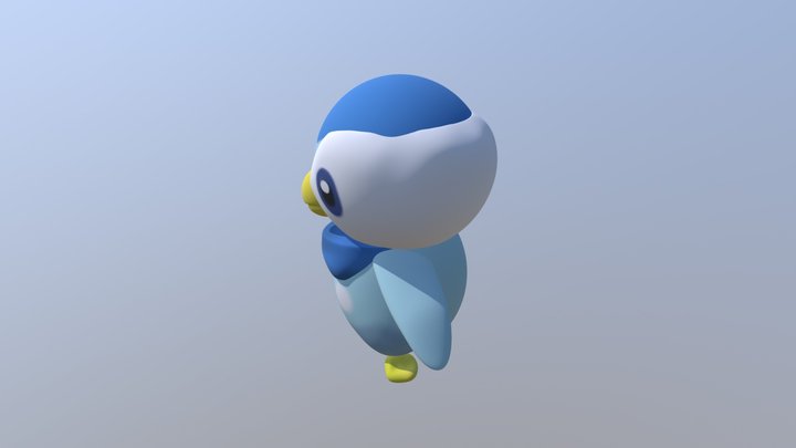 波加曼 3D Model