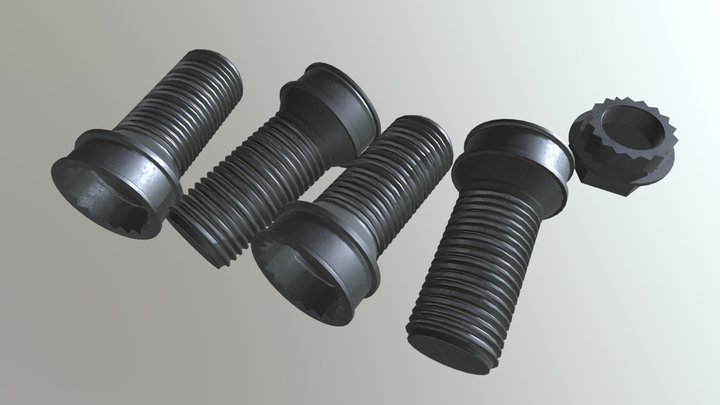 Lugnuts 3D Model