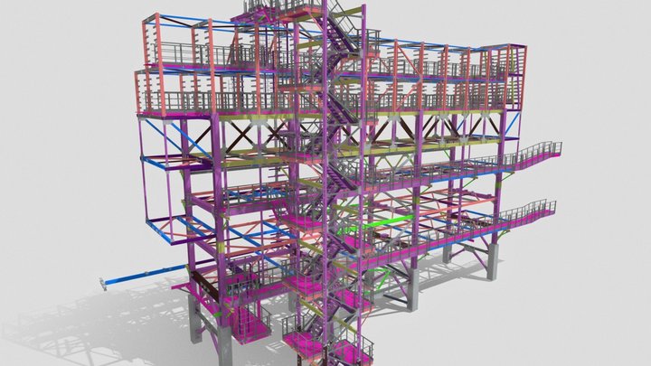 Эстакады внутриплощадочные 3D Model
