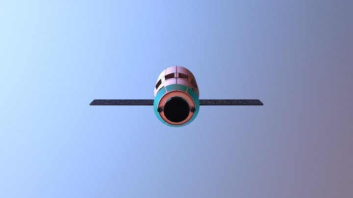 Space station supply pod 3D Model