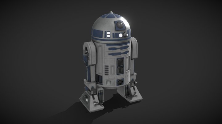 R2 D2 3d Models Sketchfab