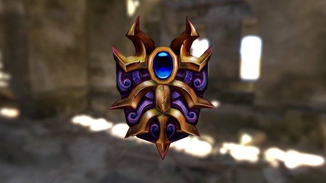 First Keeper's Purple Shield 3D Model