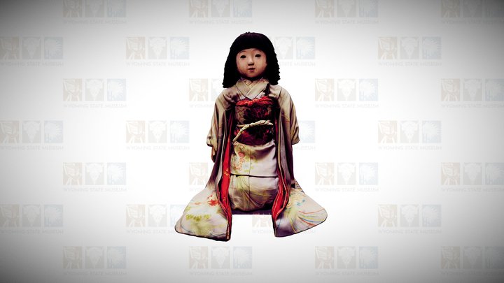 Miss Yamanashi Japanese Friendship Doll 3D Model