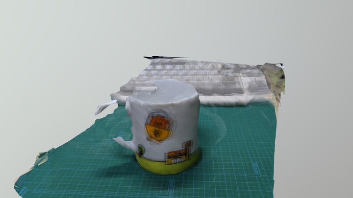 吉ギューマグカップ 3D Model