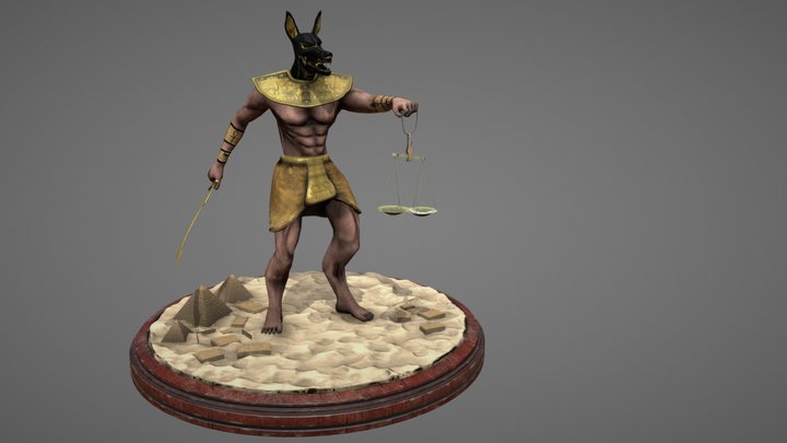 Anubis 3D Model