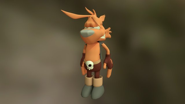 Sly the Tasmanian Tiger 3D Model