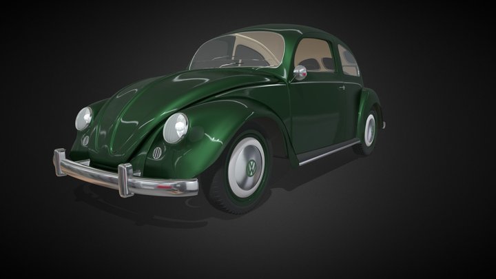 VW Beetle 3D Model