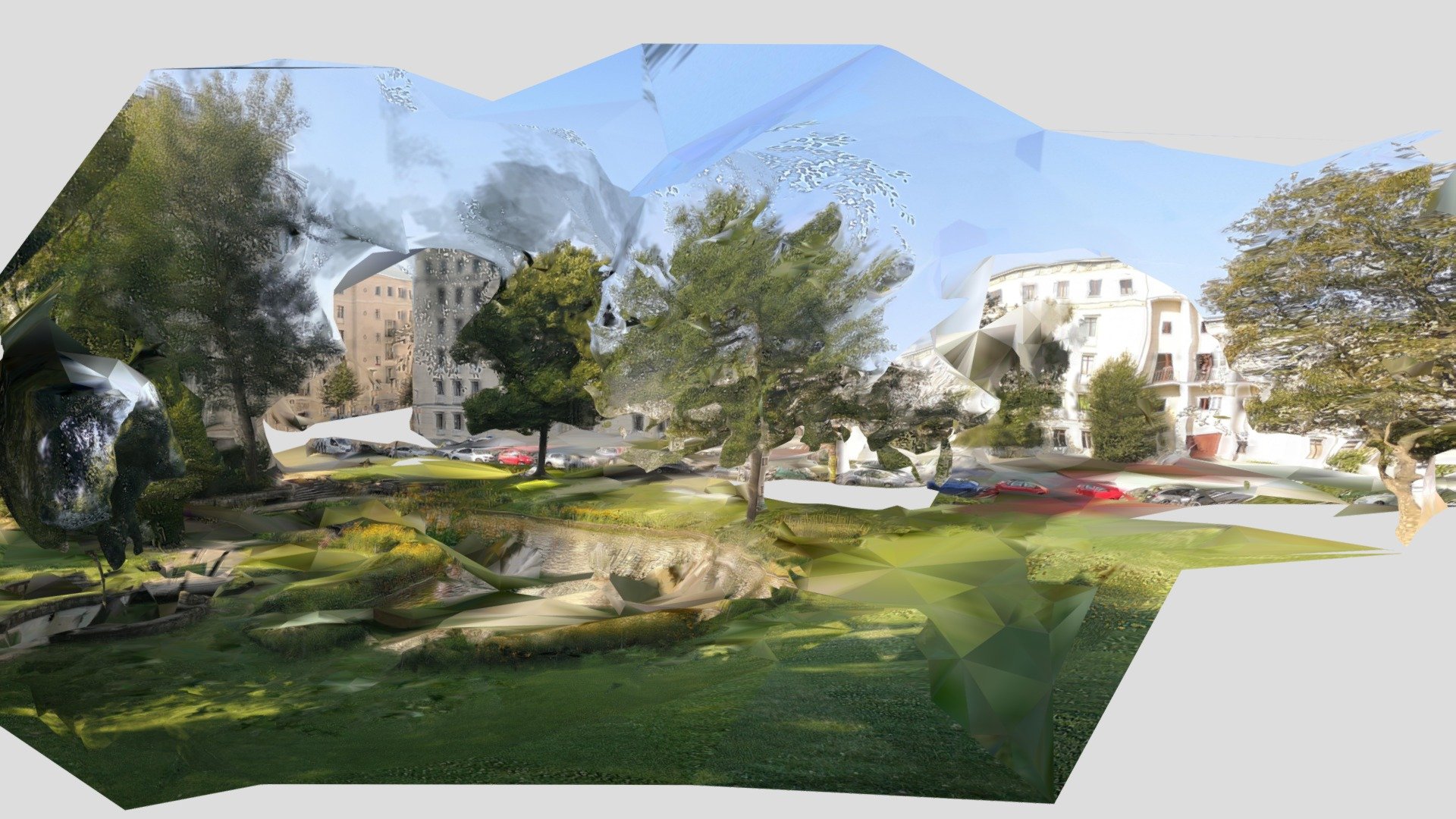 Glitch landscape Berlin