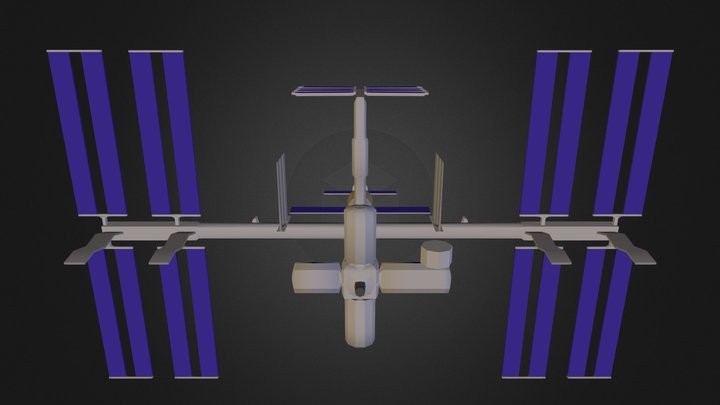 I S S (International Space Station) 3D Model