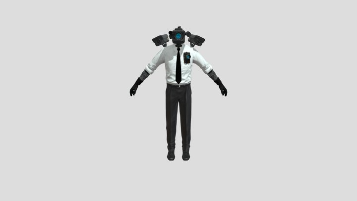 new scientists Cameraman 3D Model