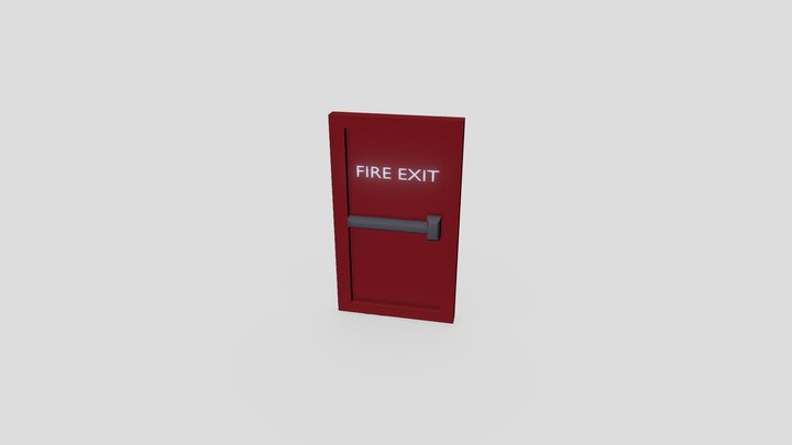 Fire Exit Door | Lethal Company 3D Model