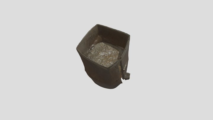 Bog Butter (in wooden container) 3D Model