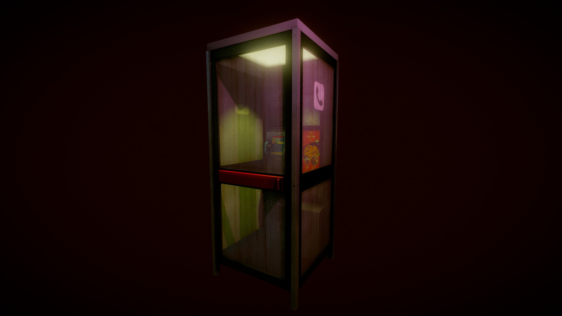Phone Booth Download Free 3D model by Mountrise