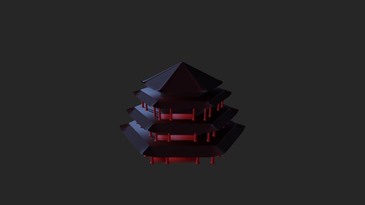 Temple 3D Model