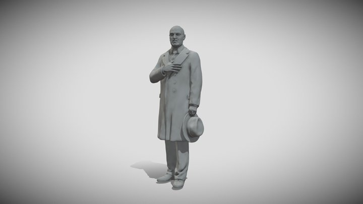 Atanas Burov 3D copy of a monument 3D Model
