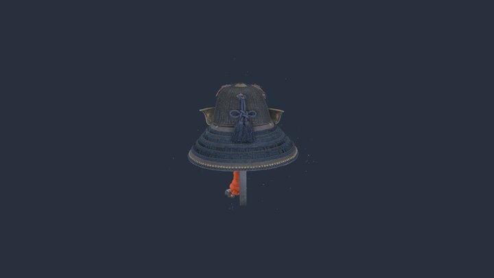 Samurai Helmet #01 3D Model