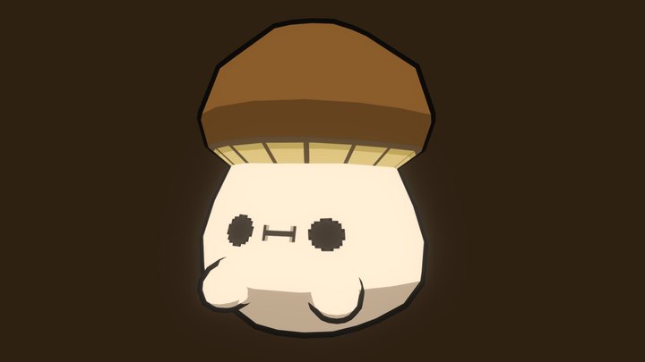 penny bun mushling 3D Model