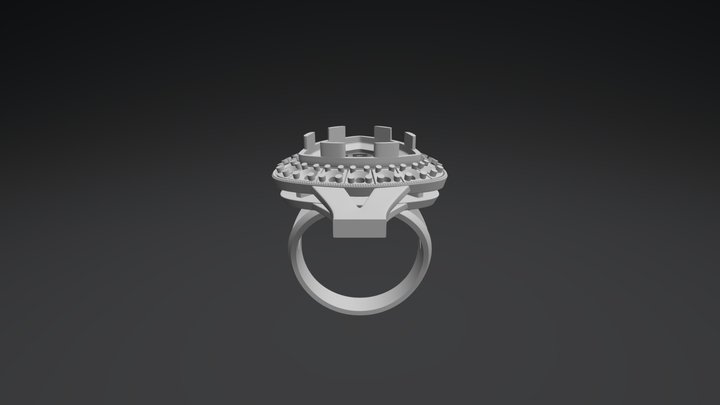 Ring Triangle 3D Model