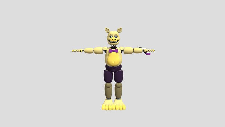 Spring Pig Patch 3D Model
